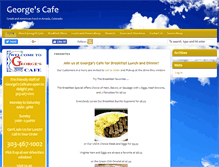 Tablet Screenshot of georges-cafe-arvada.com